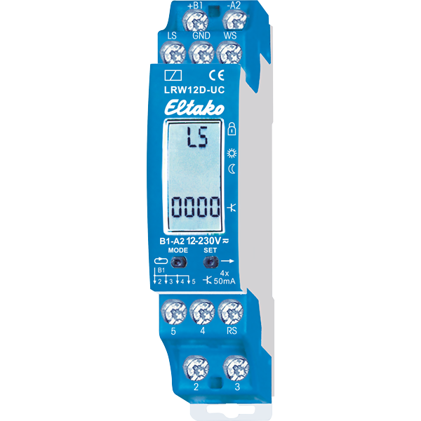 Eltako - Wind ,regen , licht en schemersensorrelais 4x50mA - 22400501