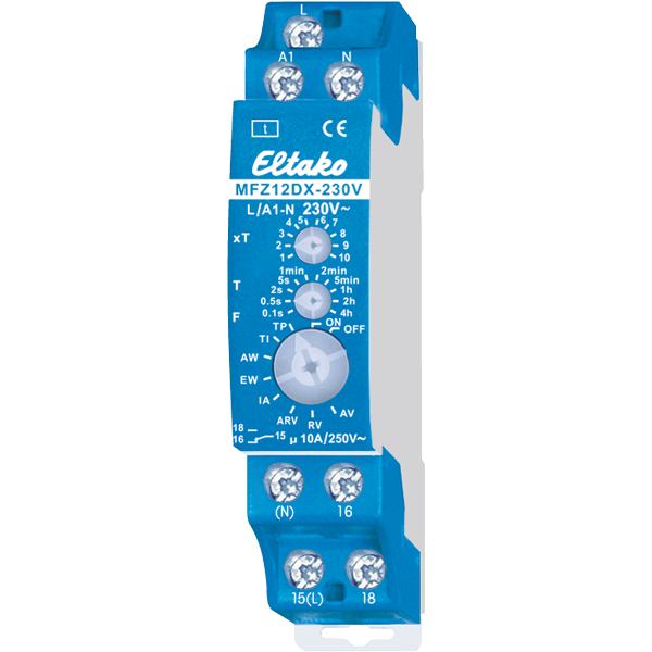 Eltako - An. multif. tijdrelais 230V 1wisselc.10A - 23001007