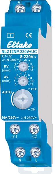 Eltako - Nalooprelais met inschakelvertr. univ.span.1NO 16A - 23100704