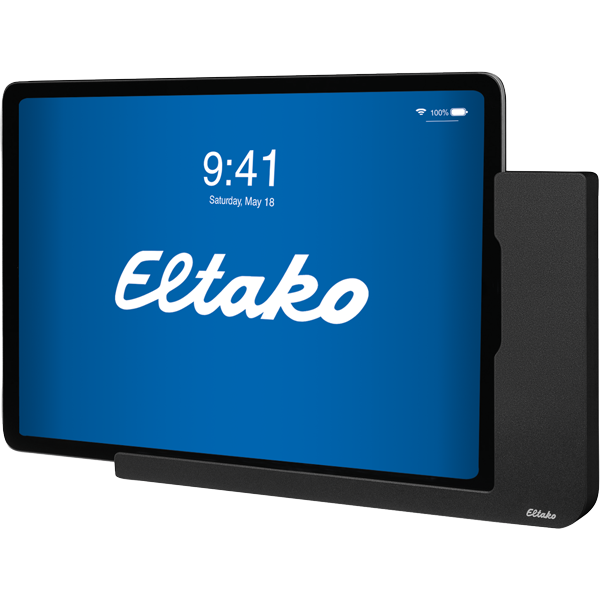 Eltako - Dockingstation voor iPads opbouw, alu zwart - 30000102