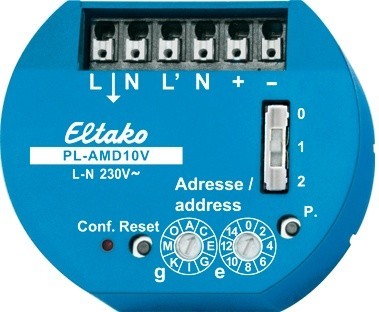 Eltako - Powerline 1 10V stuurmodule 1NO(NP) 600VA - 31100006