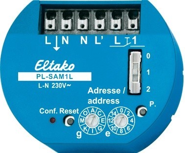 Eltako - Powerline impulsschakelaar/relais 1NO 10A 230V - 31100001