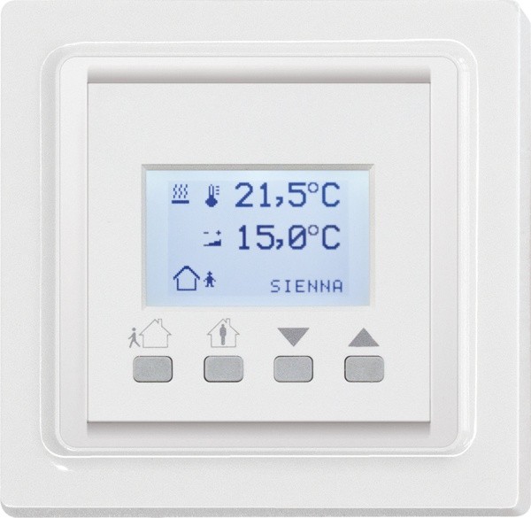 Eltako - Powerline temperatuurregelaar display wit E design - 31000010