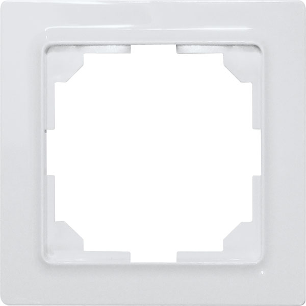 Eltako - Kader E design enkel [55] sensoren, poolwit mat - 30055783