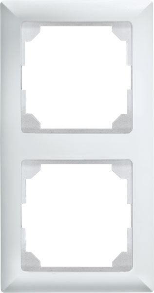 Eltako - Kader 2 voudig (80x151mm) aluminium - 30000311