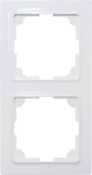 Eltako - Kader E design dubbel [55] sensoren, poolwit glanzend - 30055787