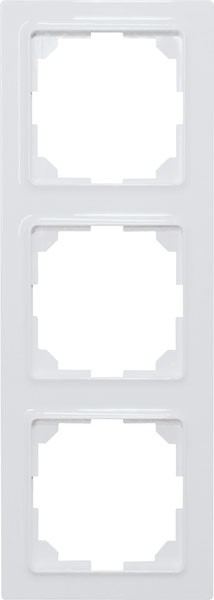 Eltako - Kader E design 3voudig [55] sensoren, poolwit glanzend - 30055749
