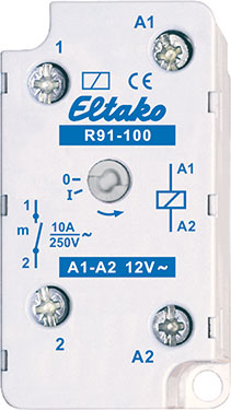 Eltako - Elektromechanische Inbouwschakelrelais 1NO 10A - 91100411