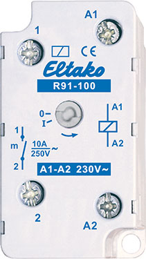 Eltako - Elektromechanische Inbouwschakelrelais 1NO 10A - 91100430