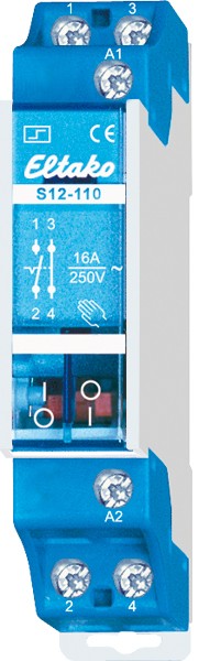 Eltako - Elektromechanische Impulsschakelaar 1NO+1NC 16A - 21110020