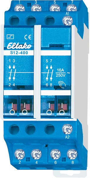 Eltako - Elektromechanische Impulsschakelaar 4NO 16A - 21400030