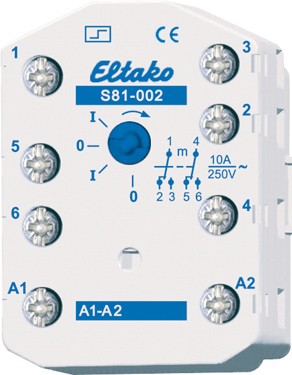 Eltako - Elektromech. Inbouwimpulssch. 2 wisselcontacten10A - 81002030