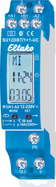 Eltako - Astro schakelklok 2 kanalen display Bluetooth connect - 23200902