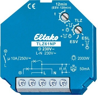 Eltako - Inbouwtrappenlichtautomaat 1NO 10A - 61100102