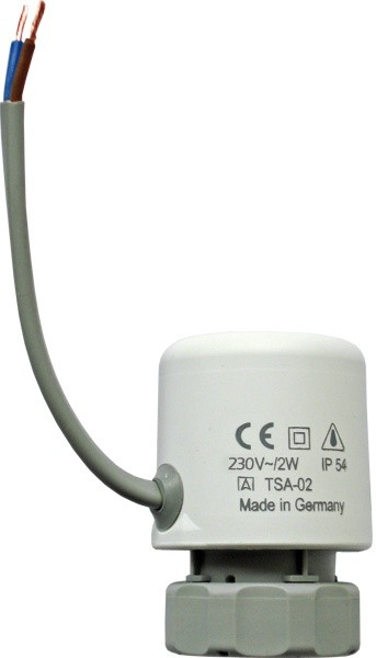 Eltako - Ventielaandrijving met kabelNC 230V 2W Imax 200mA - 30014034