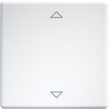 Eltako - Enkele toets met gravure 2 pijlen, zuiver wit - 30000982