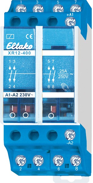 Eltako - Elektromechanische schakelrelais 4NO 25A - 22400930