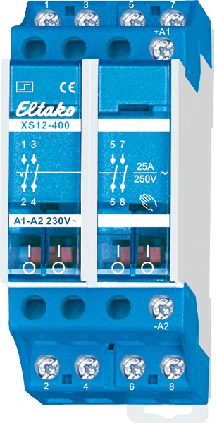 Eltako - Elektromechanische Impulsschakelaar 4NO 25A - 21400930