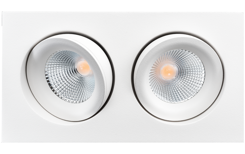 SG Light - Junistar Lux Square 2X wit 3000K Fase afsnijding - 902591