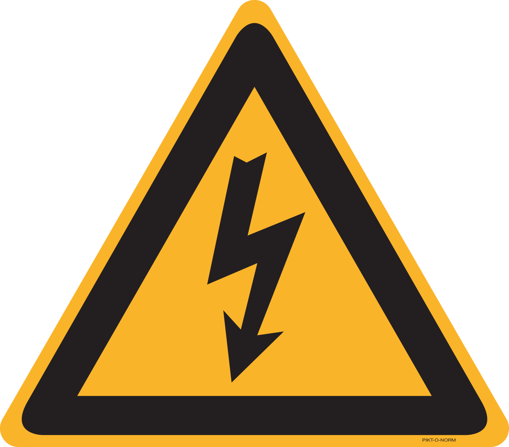 TECO - GEVAARLIJKE ELEKTRISCHE SPANNING (bliksem) - 353001