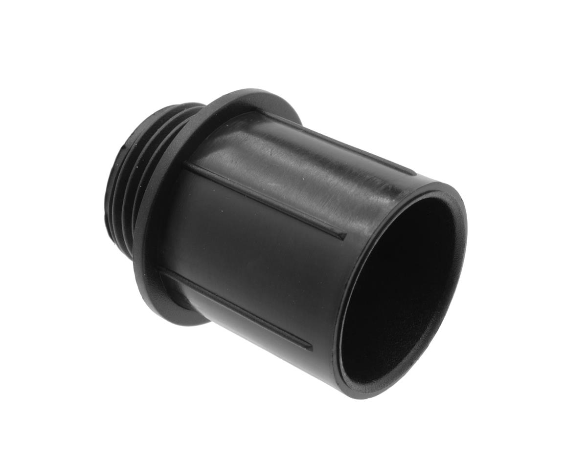 JSL - Buisinvoer M20 voor buis 16 en 20mm Zwart RAL 9005 - MIBR1620BLACK