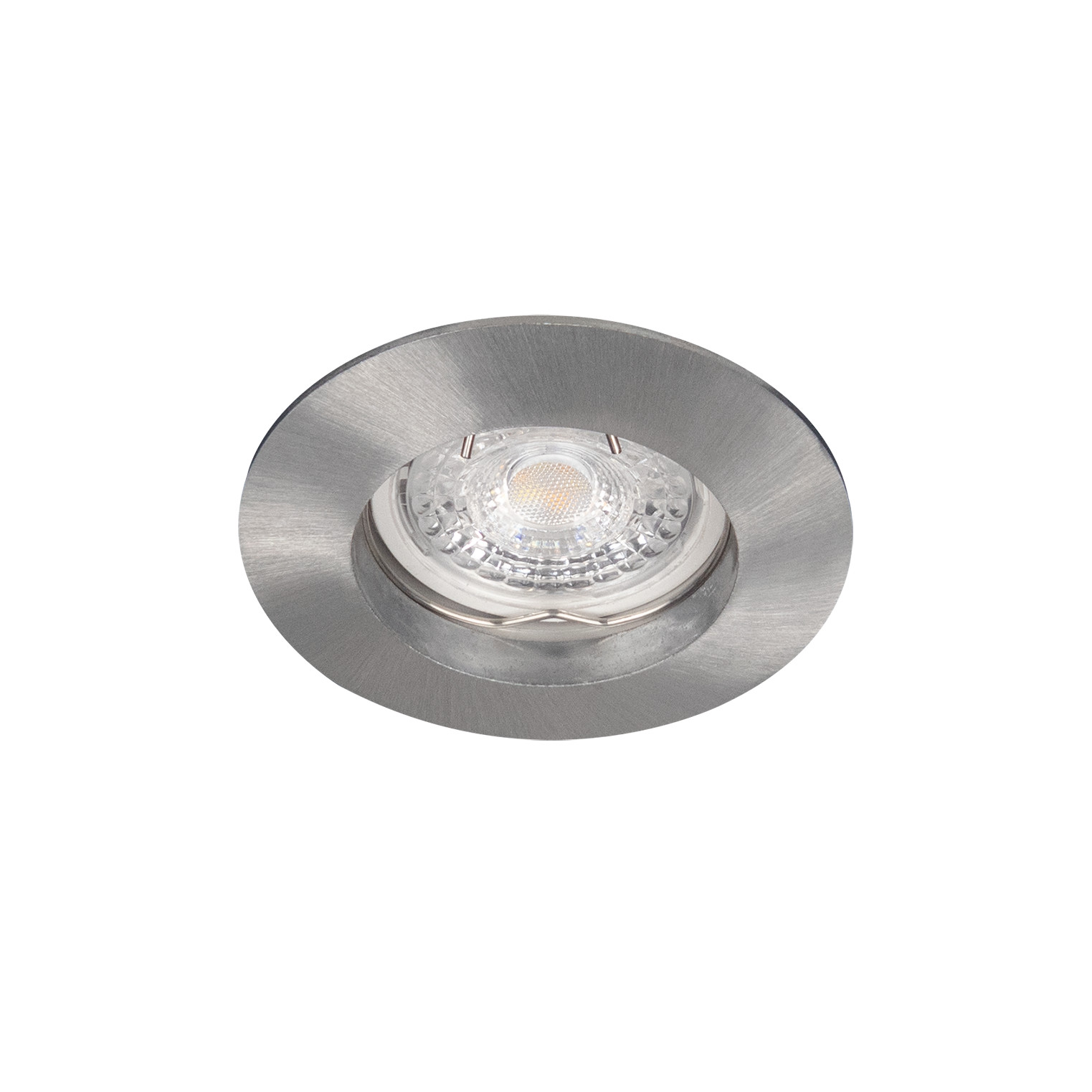 Europole - Spot BE BETTER bague GU10 rond vast, alu geborsteld IP20 - 2303