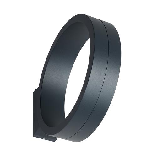 Europole - Wandlicht HOOP grijs antraciet 3000K 314lm 4,5W 120° IP65 - 37913