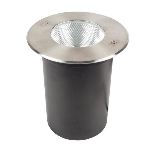 Europole - COLOSS 4 SWITCH 230 rond inox geborsteld 2400K/3000K/4000K - 54046