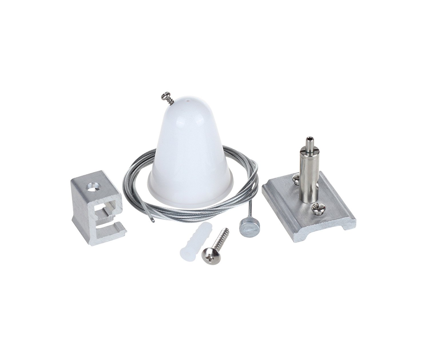 Unibright - 3 fase rail pendelset wit - 3SKW