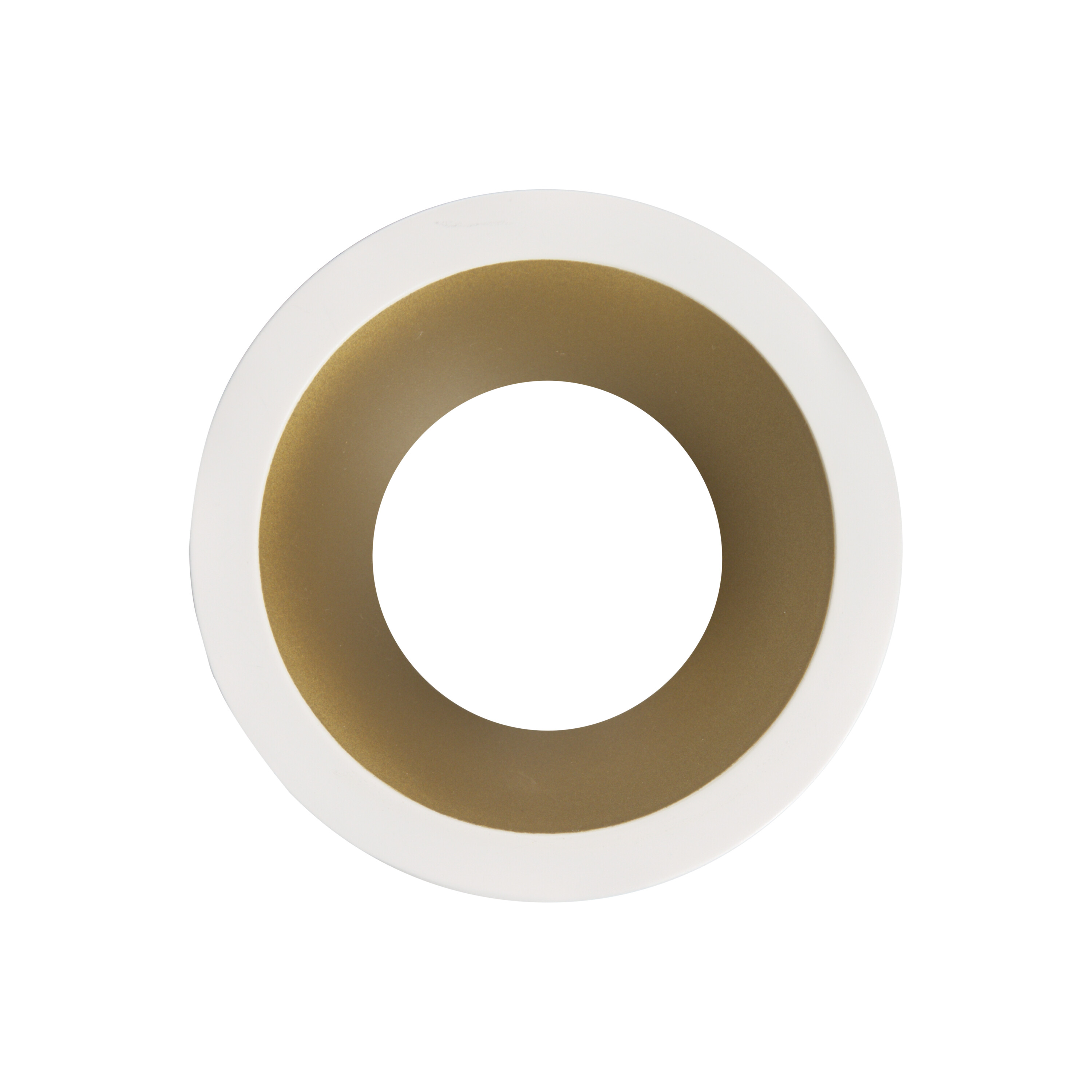 Europole - LED'UP collerette universal esthet. rond vast wit mat / goud - 5750D