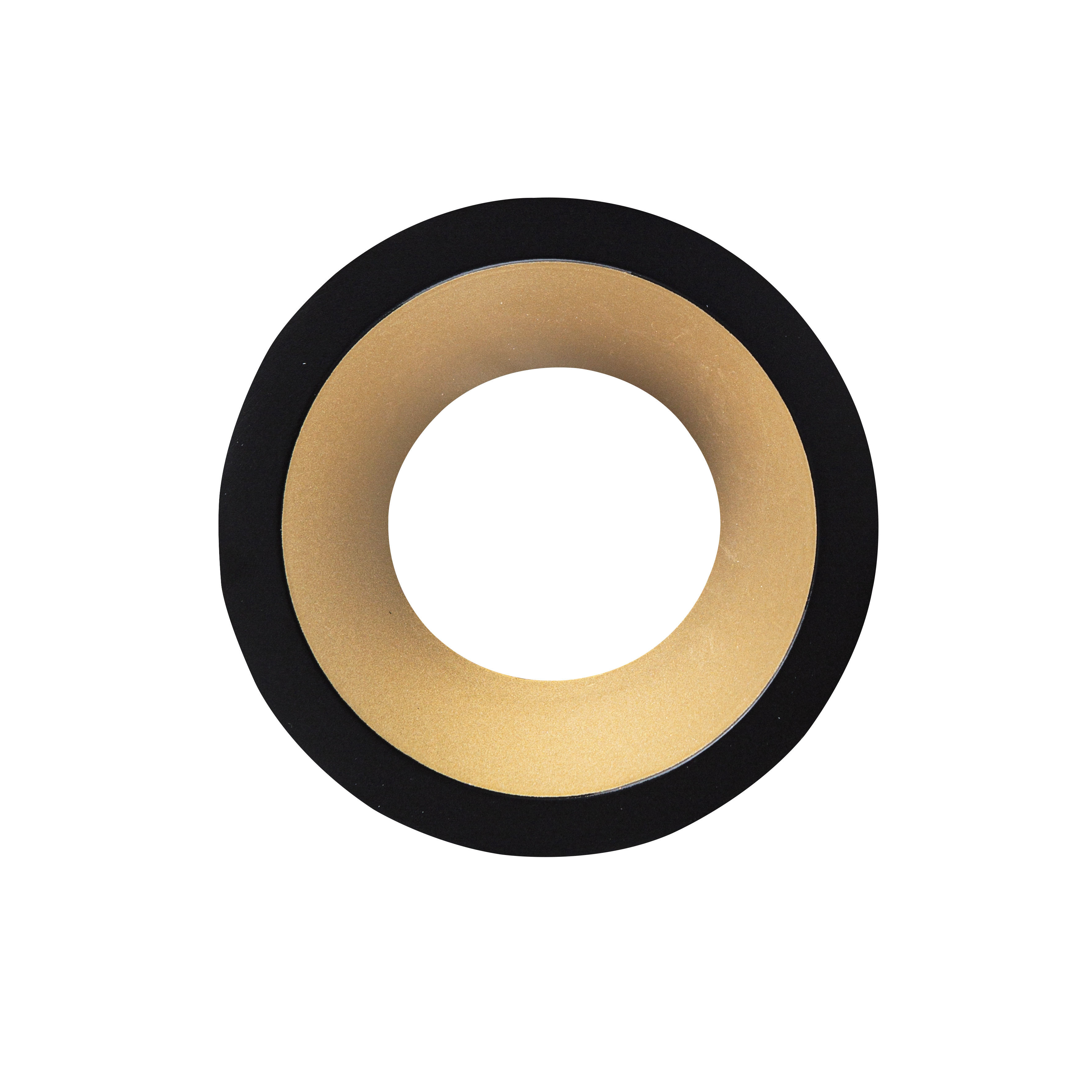 Europole - Ring LED'UP UNIVERSAL ESTHET+ ASYM rond zwart mat/goud vast - 5775D