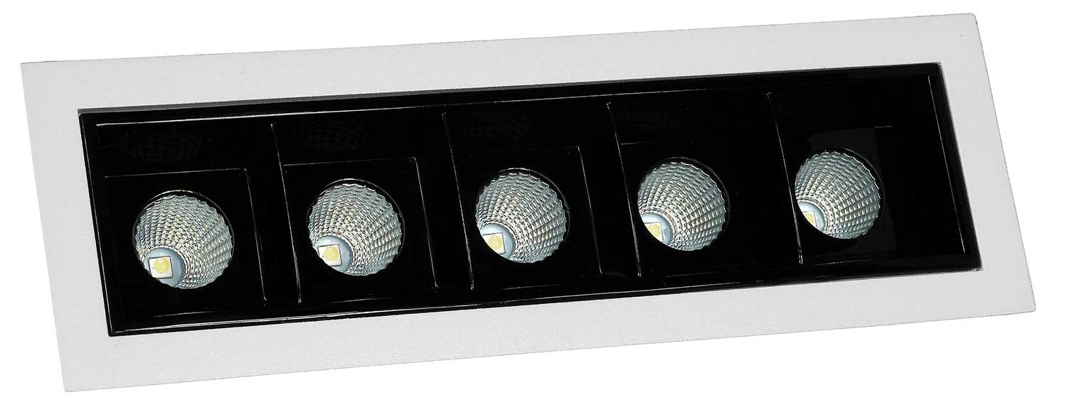 Unibright - Xline axxent downlight wit / zwart 10W 3000 K 1000 lm - AX52BW