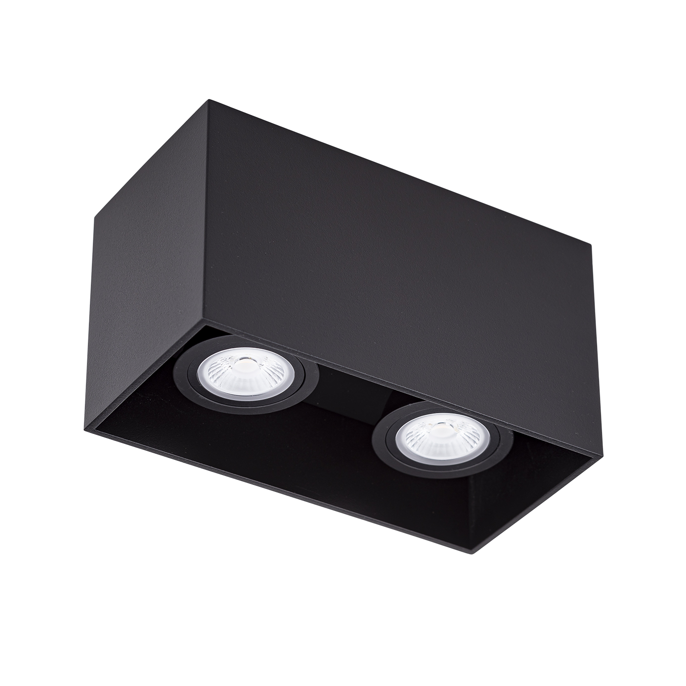 Unibright - Opbouw armatuur zwart 2 x lamp Led GU10 6W incl. 560 lm - BL25B27
