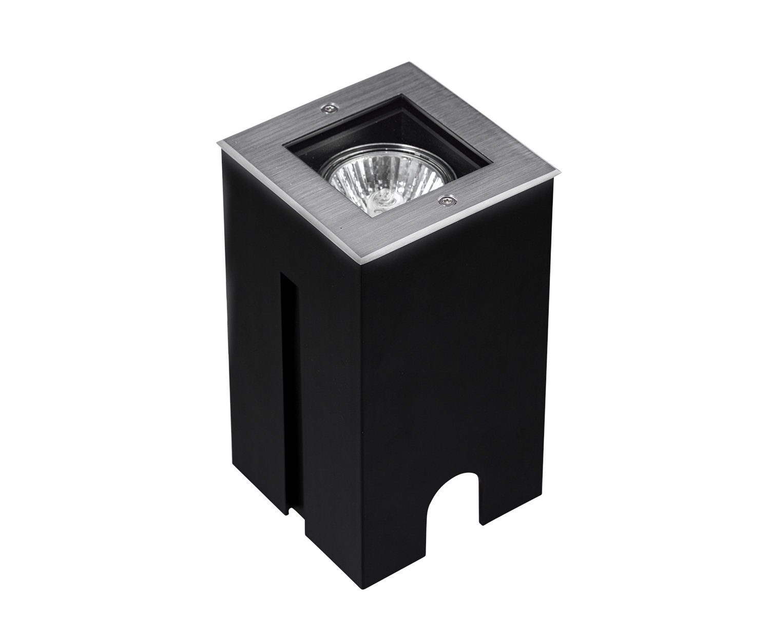 Unibright - Grondspot Square Cover Inox Body Alu GU10 incl. ledlam - HMSQGU10