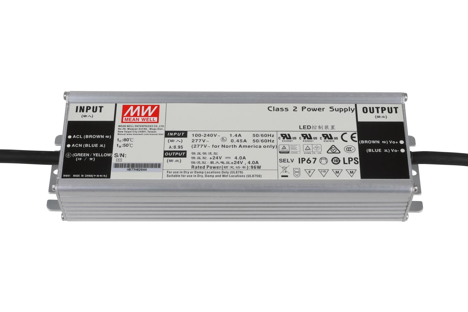 Proled - LED Driver IP67 24Vdc 96W - L502409W
