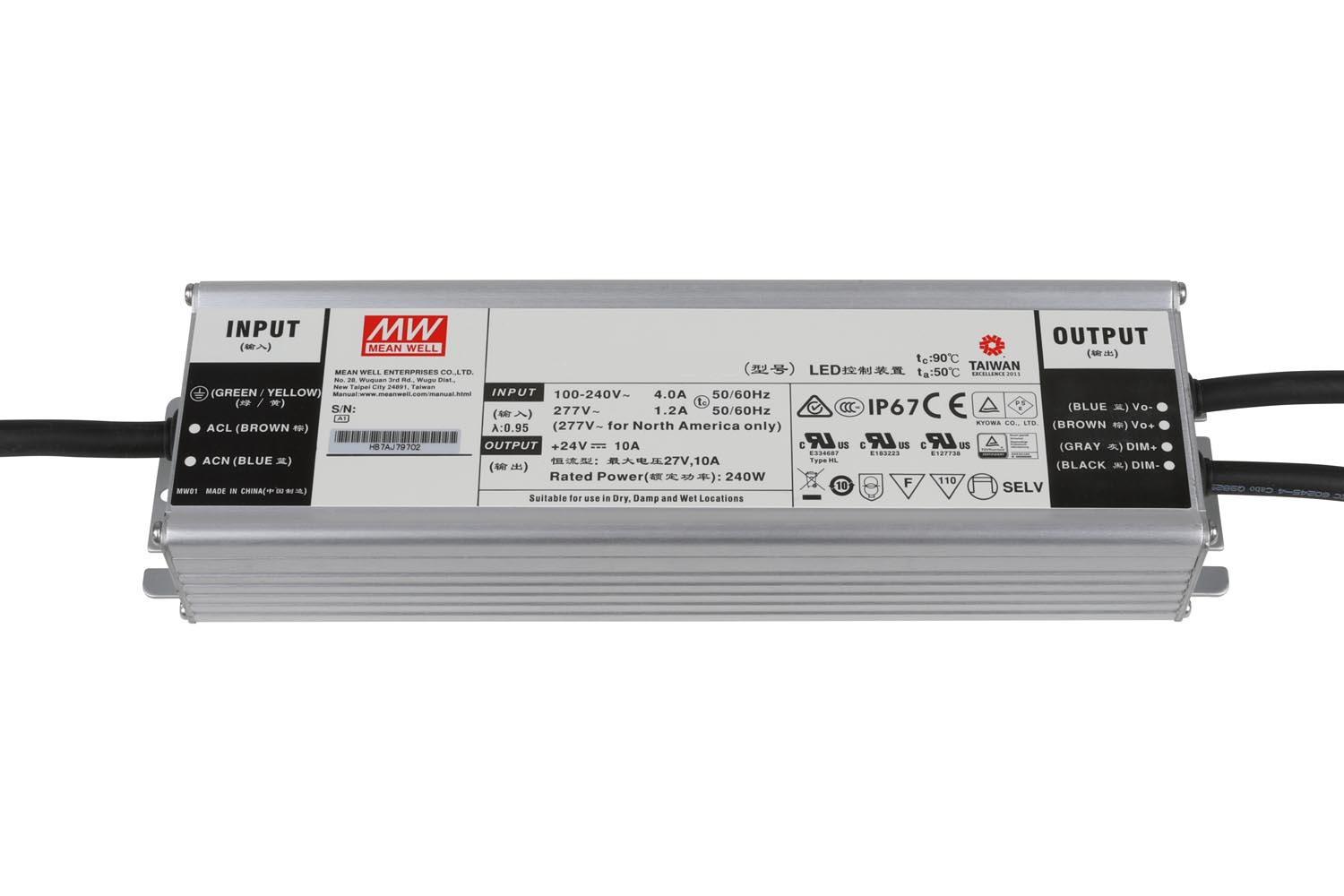 Proled - LED Driver IP67 24Vdc 320W - L502432W