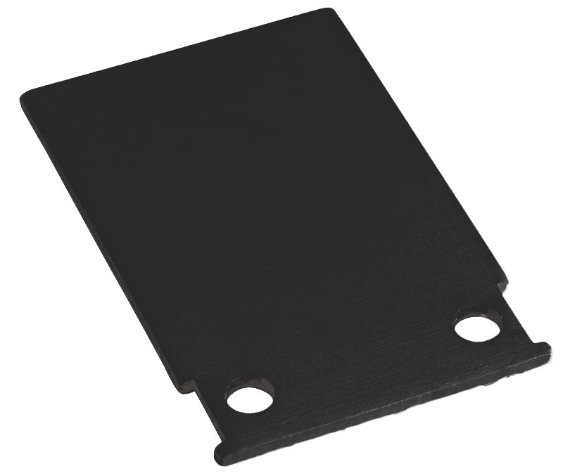 Proled - Eindkap vierkant zwart voor M Line Standard - L690S1EB