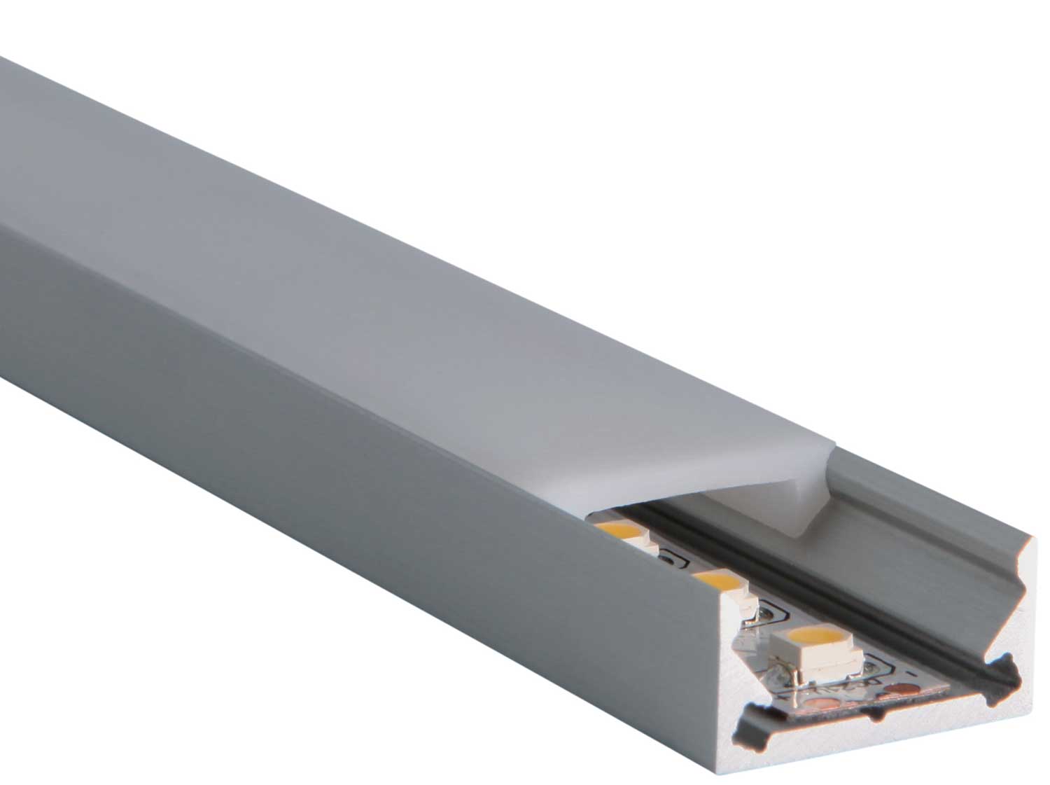 Proled - Profiel alu S Line Low 2000 x 16 x 8 mm - L692000