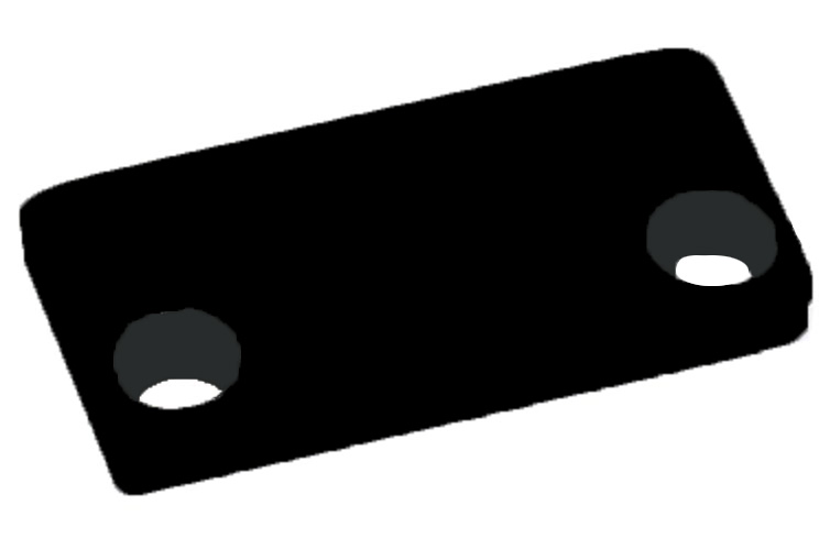 Proled - Eindkap vlak zwart SU Line - L692S3EB