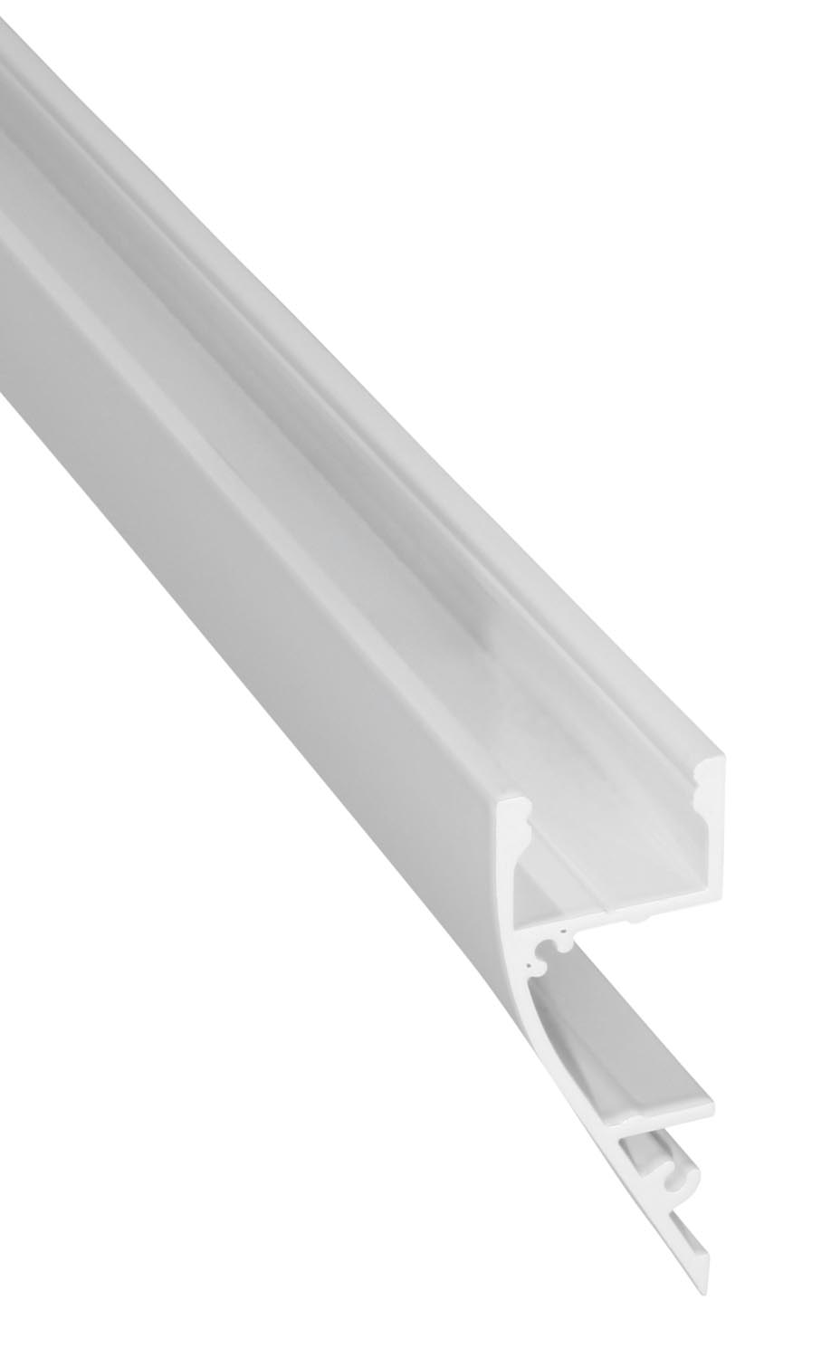 Proled - Profiel wit S Line Wall 3000 x 20 x 52 mm - L696000WX