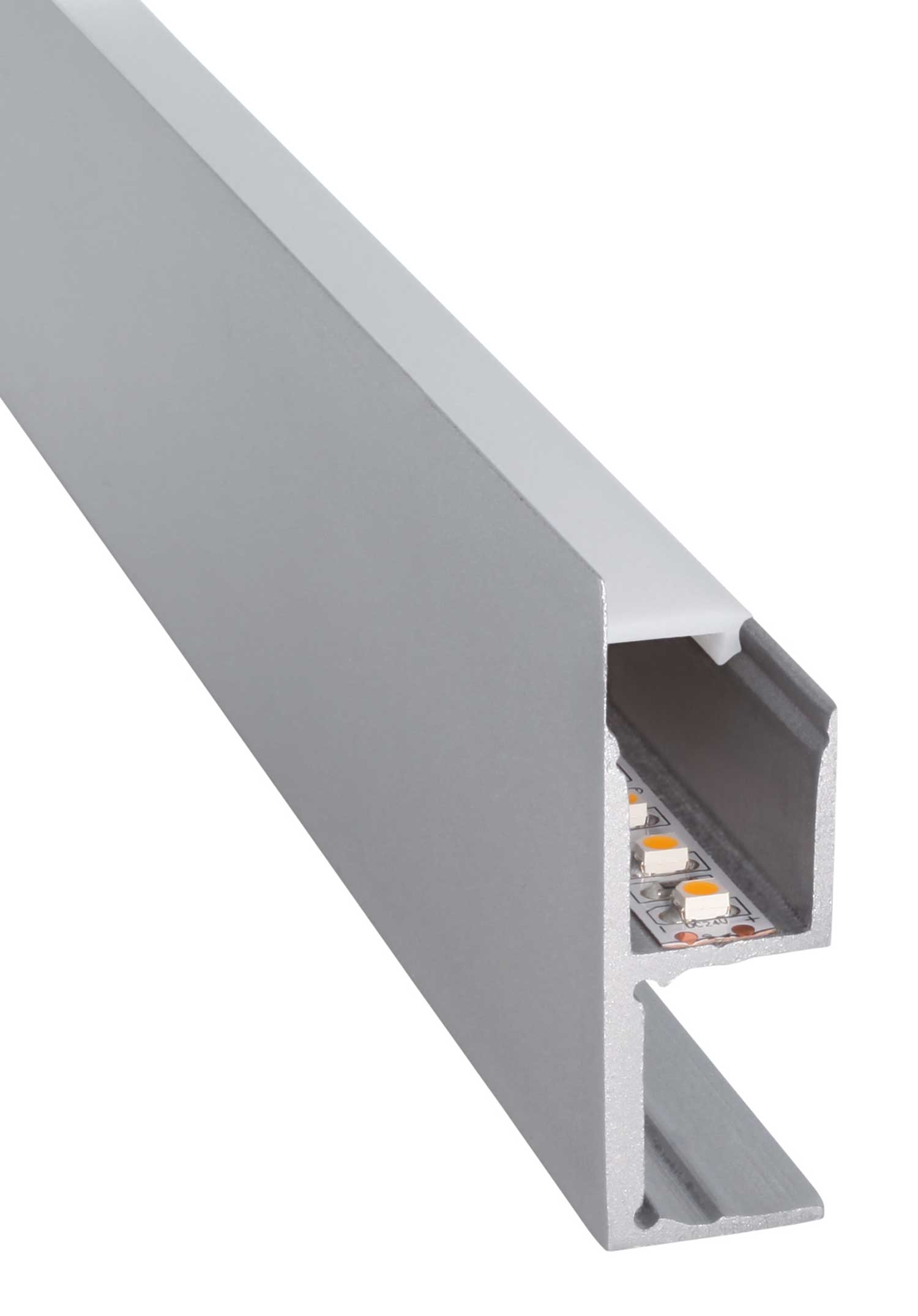 Proled - Profiel alu S Line Wall Square 3000 x 16,3 x 48 mm - L696100X