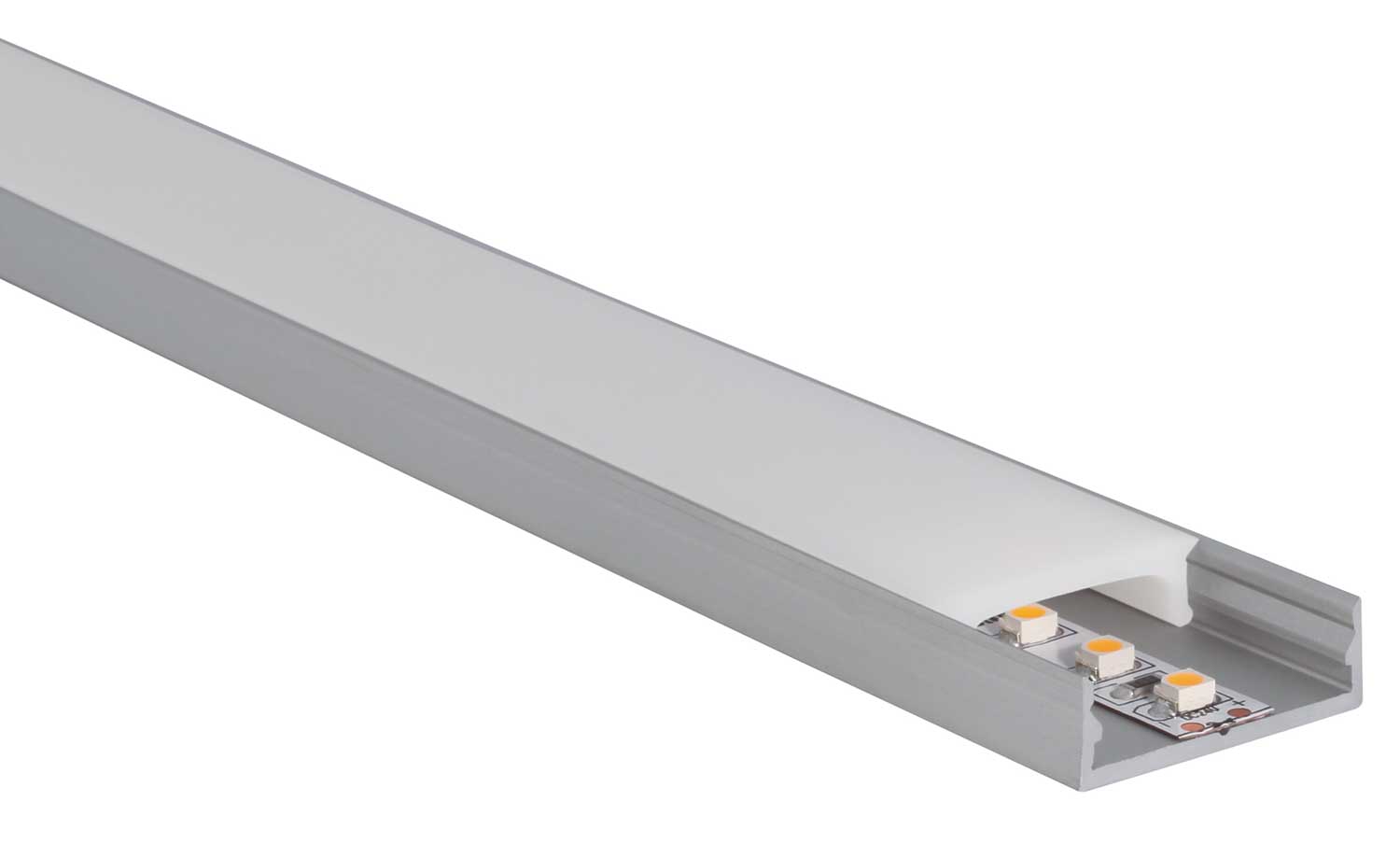 Proled - Profiel alu M Line Extra Low 2000 x 24 x 8 mm - L69A000