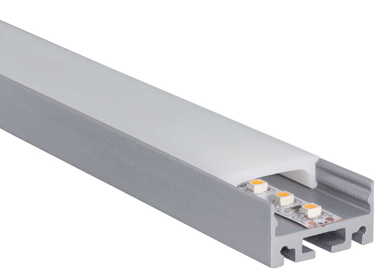 Proled - Profiel alu M Line Extra Low 24 2000 x 24 x 12,5 mm - L69A002