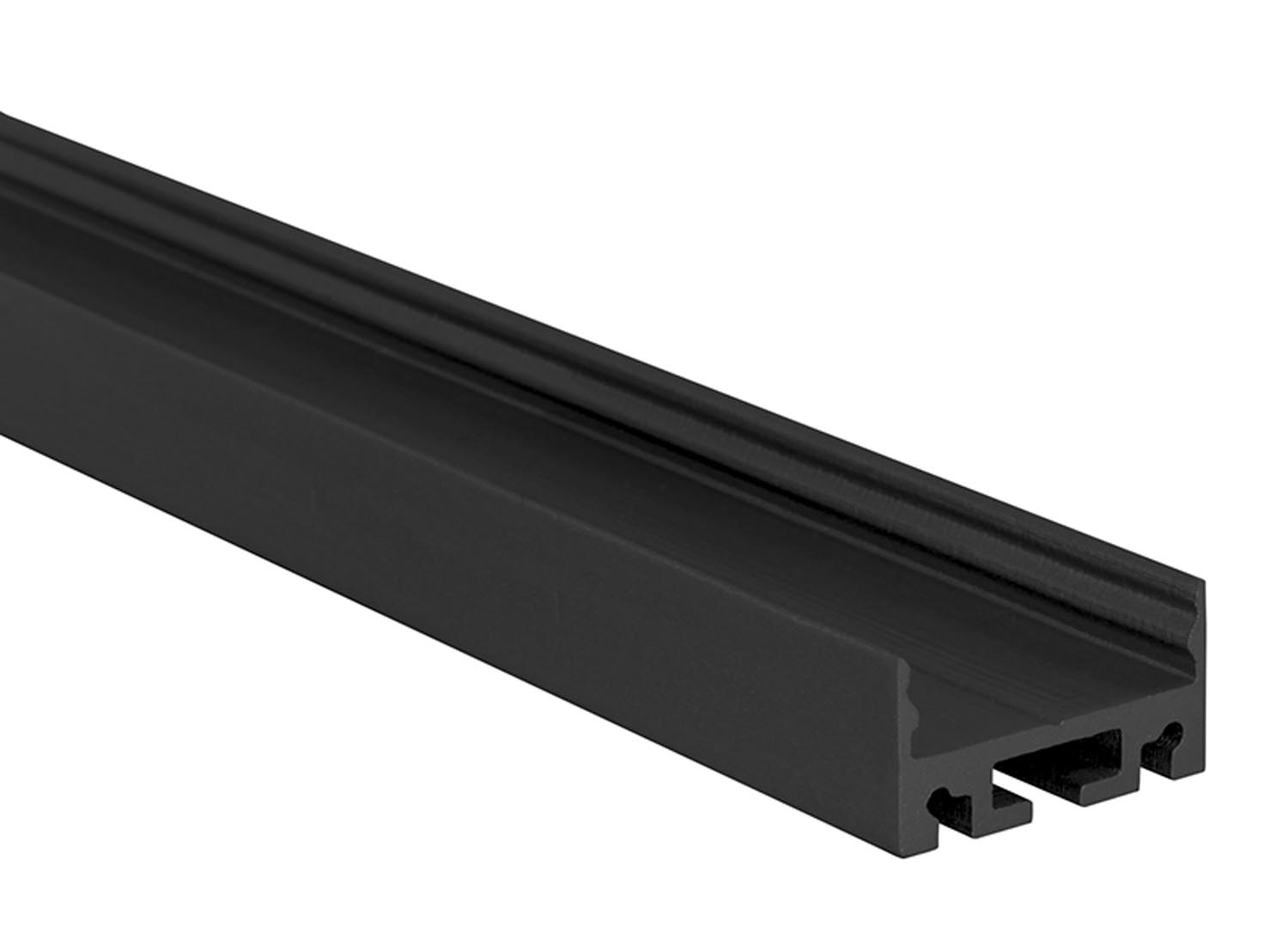 Proled - Profiel zwart M Line Extra Low 24 2000 x 24 x 12,5 mm - L69A002B