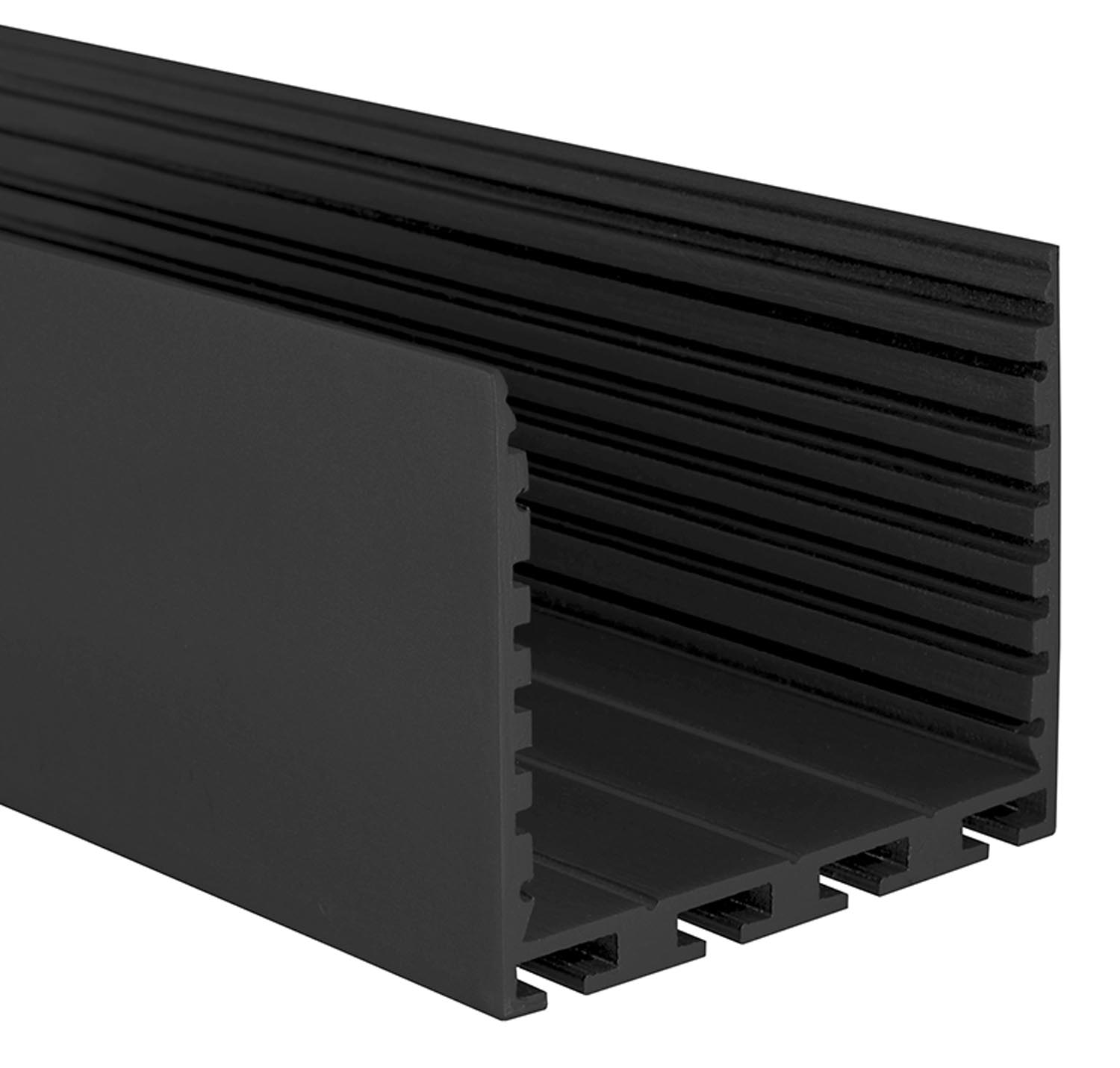 Proled - Profiel zwart L Line Standard 24 2000 x 55,8 x 50 mm - L69F02SB