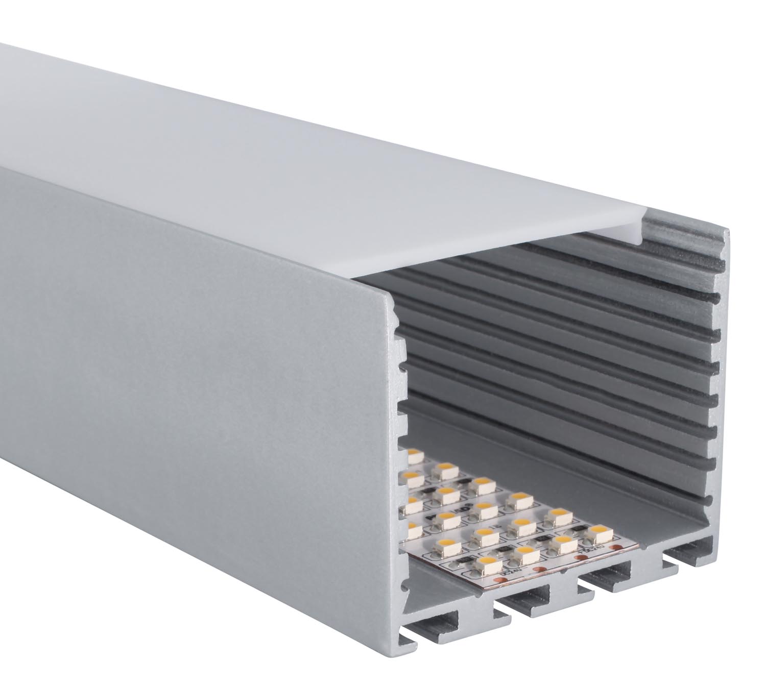 Proled - Profiel alu L Line Standard 24 3000 x 55,8 x 50 mm - L69F02SX
