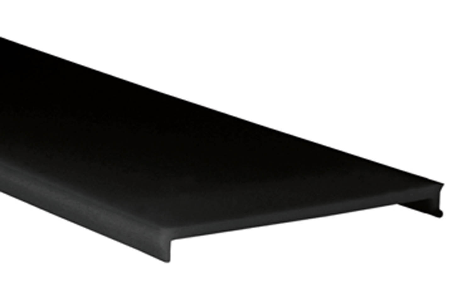 Proled - Cover 300 cm vlak zwart voor L Line profiel - L69FS3BX