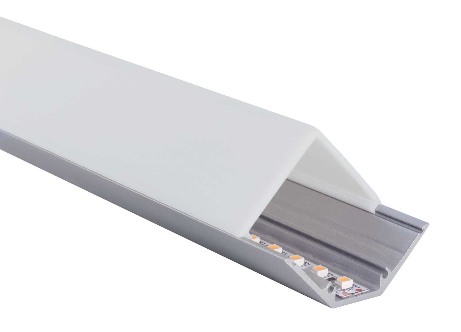 Proled - Cover 300 cm triangle opaal voor C Line Corner profiel - L69LC1MX