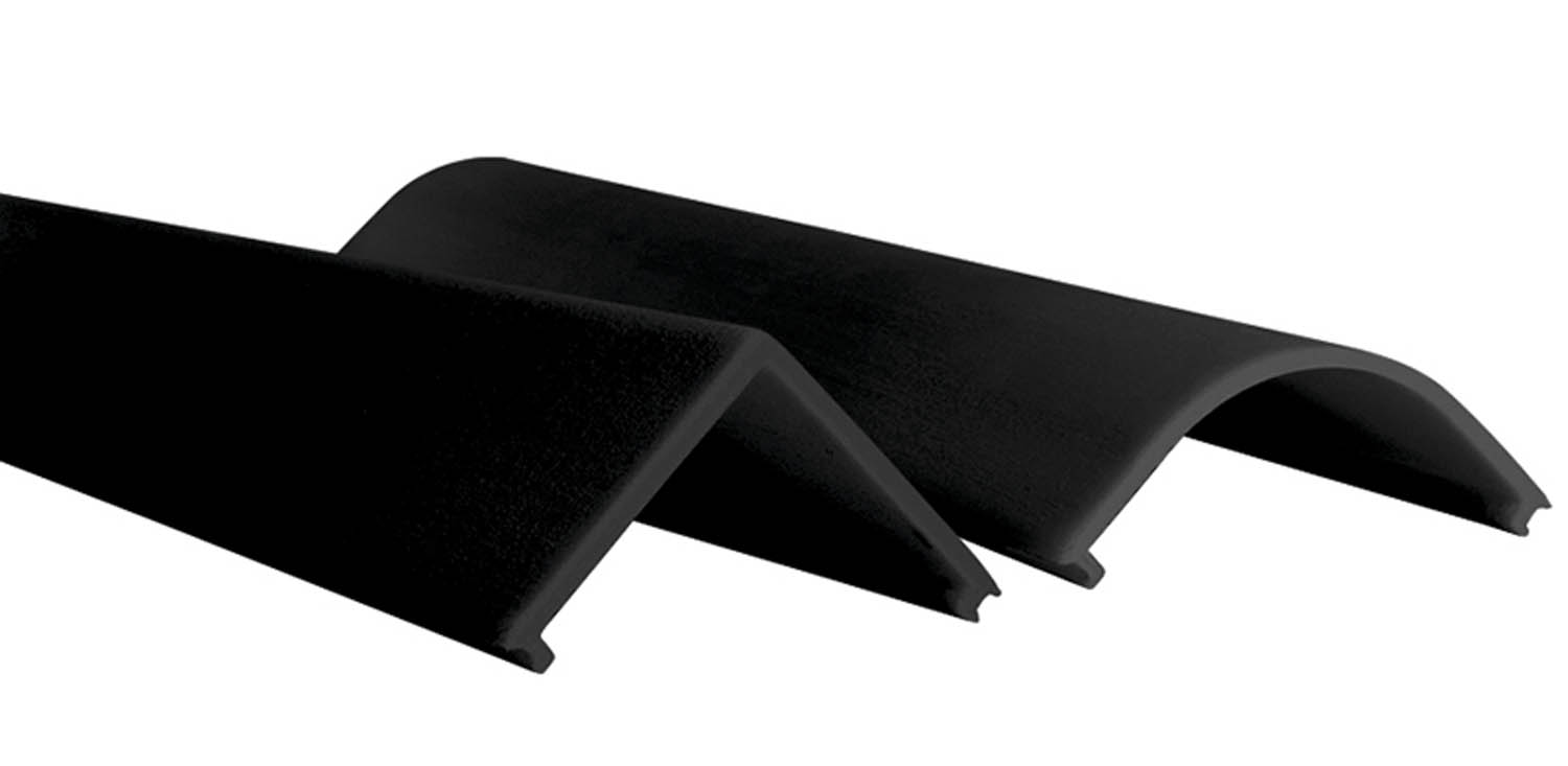 Proled - Cover 200 cm ovaal zwart voor C Line Corner profiel - L69LC3B