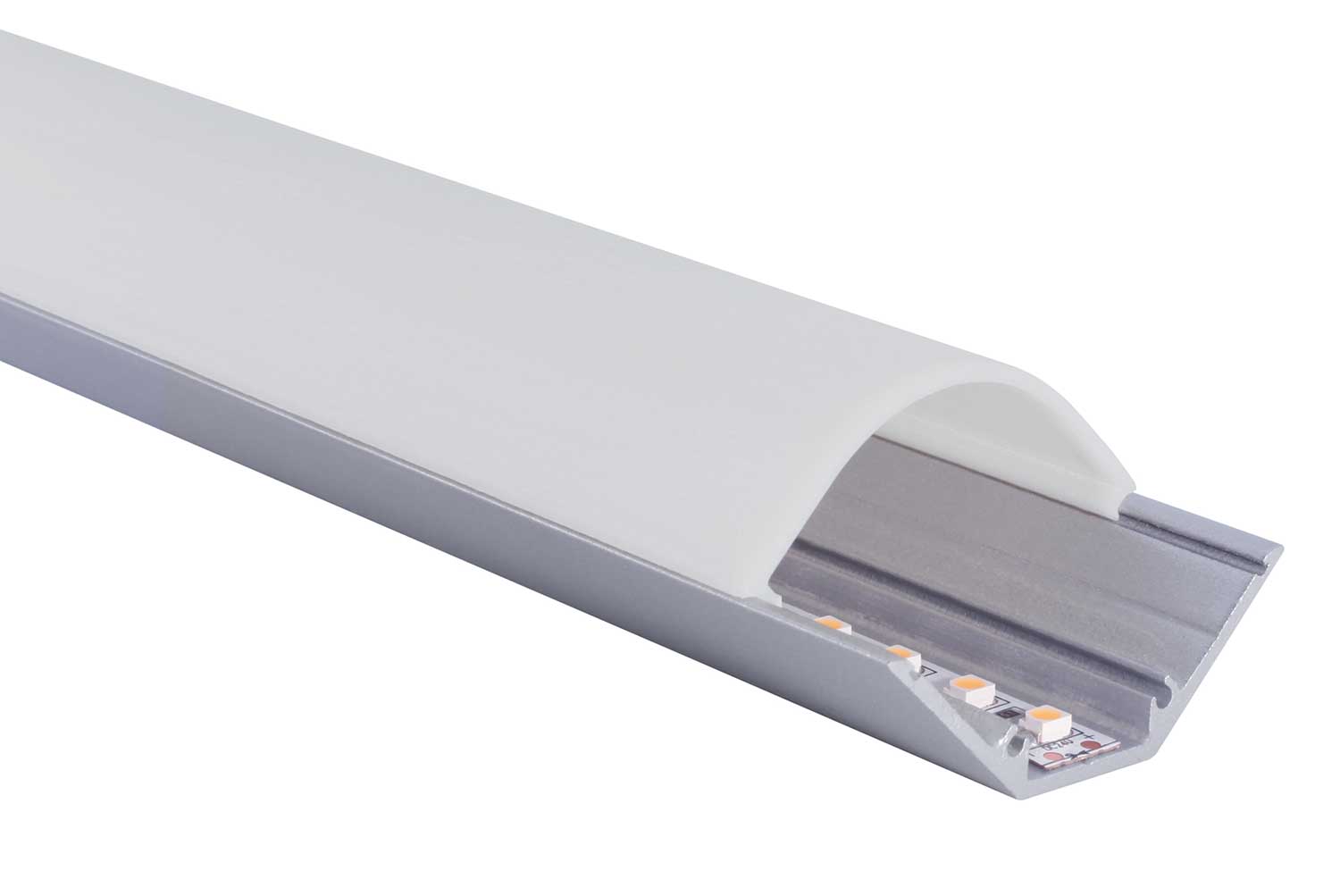 Proled - Cover 300 cm ovaal opaal voor C Line Corner profiel - L69LC3MX